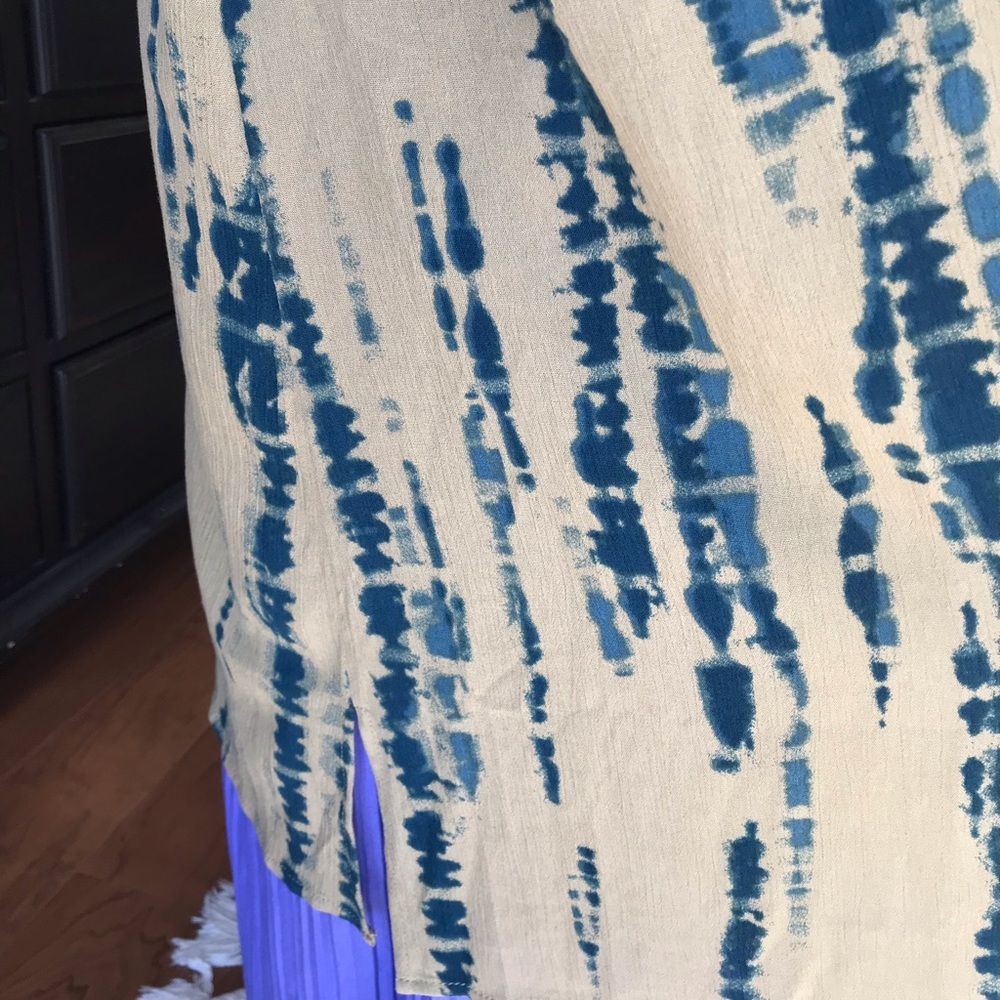 Maurices Tie Dye Flutter Sleeve Open Kimono, NWT - Picture 8 of 10